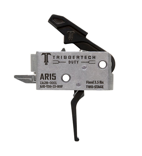 Le AR-15 Duty Trigger de TRIGGERTECH offre une fiabilité exceptionnelle et des performances optimales avec un take up plus long et un reset plus puissant.